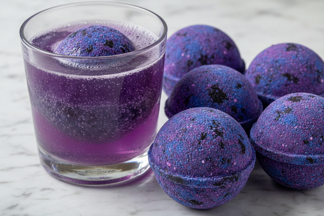 make it more realistc it is almost like a bath bomb but used for cocktails